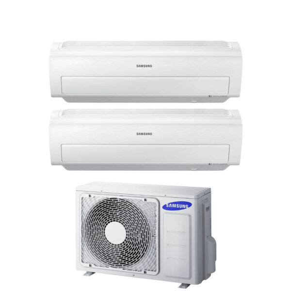 Samsung Dual Split Inverter Airconditioner AR5500M 7+7 serie met AJ050FCJ2EH/EU R-410 Geïntegreerde Wi-Fi 7000+7000