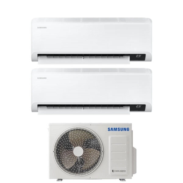 Dual Split Airconditioner Samsung CEBU 7+9 met AJ040TXJ2KG R-32 Wi-Fi Geïntegreerd
