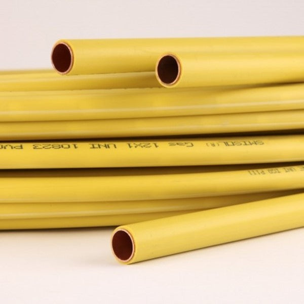 Copper Tube SCTubes SMISOL GAS For Distribution of Liquid and Gas Fuel 50 Meters 14 x 1 mm PVC Coated