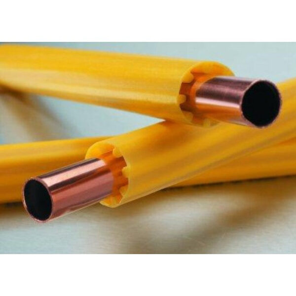 SCTubes SMISOL TEKGAS Copper Pipe for Distribution of Liquid and Gas Fuel 50 Meters 18 x 1 mm Coated in High Density Polyethylene