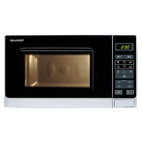 Oven A Magnetron Sharp R 242INW 20 liter 800 W (A25,7xL43,9xP35,8) Zilver en zwart