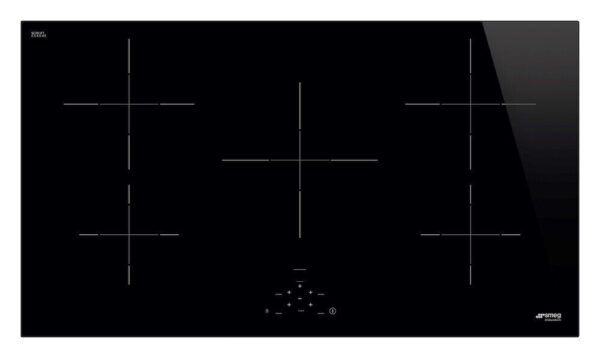 Kookplan Inductie Smeg Universal SI2951D 5 Fools (L90xP51) Glaskeramiek Zwart