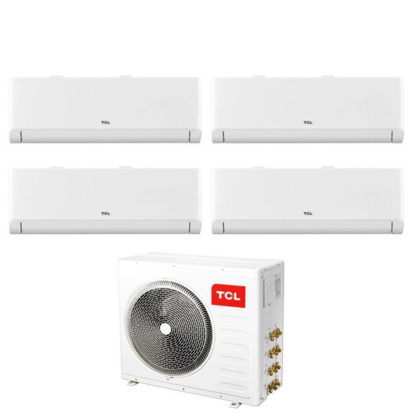 Air conditioner TCL Square Split Inverter Series BREEZEIN 9+9+12+12 with MT3240 R-32 Wi-Fi Integrated 9000+9000+12000+12000