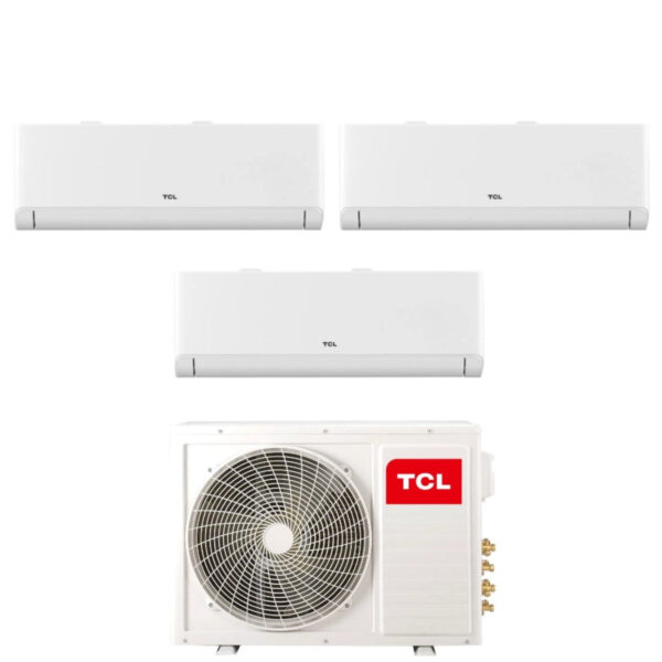 Air Conditioner TCL Trial Split Inverter Series BREEZEIN 9+9+9 with MT2730 R-32 Wi-Fi Integrated 9000+9000