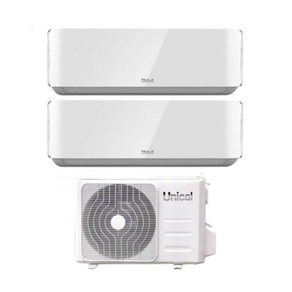 Unieke Dual Split Inverter Airconditioner AIR CRISTAL 18+18 serie met KMX4 36HE R-32 Wi-Fi Optioneel 18000+18000