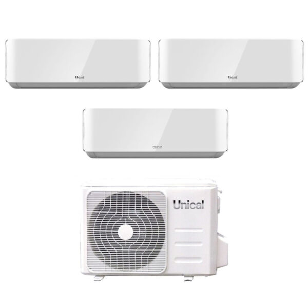 Unique Trial Split Inverter Air Conditioner Air CRISTAL 10+13+13 series with KMX4 28HE R-32 Wi-Fi Optional 10000+13000+13000