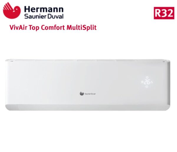 Binnenwandunit Hermann Saunier Duval VivAir Top Comfort Serie 12000 Btu SDH20-035 R-32 - Nieuw