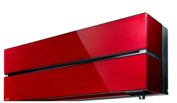 Binnenmuurmodel Mitsubishi Electric Inverter Kirigamine Style Series 9000 BTU MSZ-LN25VGR Robijnrode kleur - Rood