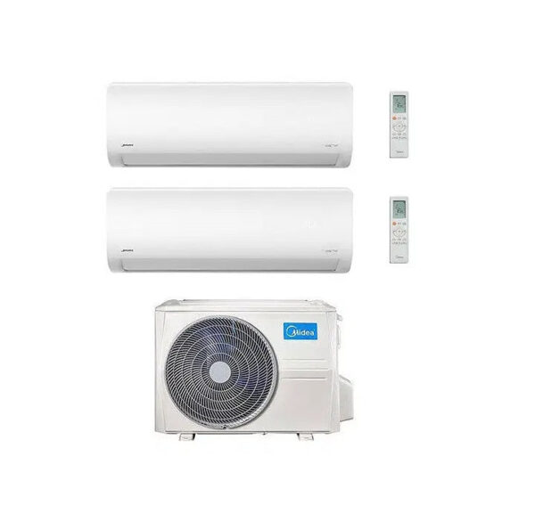 Midea Dual Split Inverter Serie XTREME PRO 9000+9000 Btu met M2OE-18 R-32 Geïntegreerde Wi-Fi