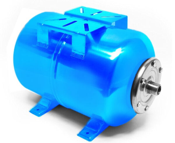 Expansievat geschilderde habitatcapaciteit 80 liter met horizontale membraanset