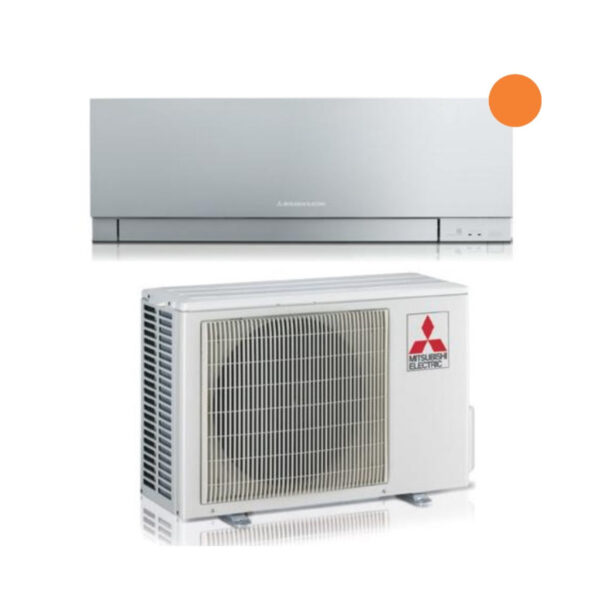 Mitsubishi Electric Inverter Airconditioner Kirigamine ZEN R-32 Zilver 9000 btu MSZ-EF25VGKS Zilver Geïntegreerde Wi-Fi - (Nieuw)