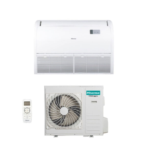 Hisense Inverter Plafond/Vloer Airconditioner 36000 Btu AUV105UR4RA4 R-32 Wi-Fi Optioneel met standaard afstandsbediening