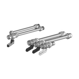 Kit Idrualico Ariston con Tubi + 4 Rubinetti per Caldaie con Bollitore 3318435