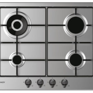 Piano Cottura A Gas Candy CHW6BR4WTX 4 Fuochi (L59,5xP51) Acciaio Inox