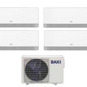 Condizionatore Quadri Split Baxi SIDERA 12+12+12+12 con LSGT100-4M R-32 Wi-Fi Integrato
