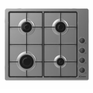 Piano Cottura A Gas Candy CHW6LBX 4 Fuochi (L59,5xP51) Acciaio Inox