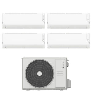 Condizionatore Quadri Split Clivet Cristallo2 9+9+9+12 con MU2-Y 82M R-32 Wi-Fi Integrato