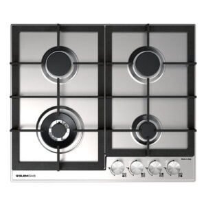 Piano Cottura A Gas Glem Gas GTD64THIXN Linea Dinamico 4 Fuochi (L58,5xP50) Inox