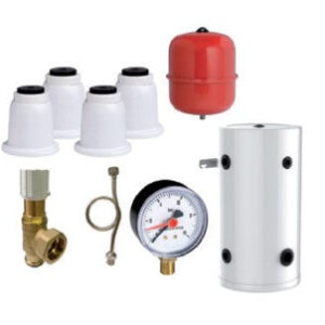 Kit Accessori Impianto per Pompa di Calore Haier Monoblocco da 11 a 16 kW  R-32 codice 25030004Z