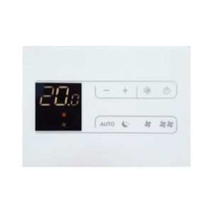 Comando a Muro Innova Smart Touch con termostato e sensore umidità codice EEB649II Bianco