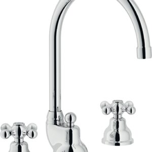 Rubinetto Lavabo Batteria 3F.C/A Nobili serie Grazia finitura Cromo art. GRC5012/CR