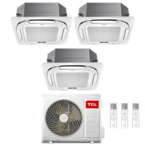 Condizionatore a Cassetta 4 Vie TCL Compact Trial Split 9+12+18 con MT2730 R-32 Wi-Fi Optional