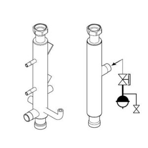Accessorio per Caldaie Vaillant Tronchetto INAIL 0020106206