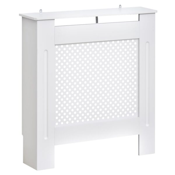EASYCOMFORT Witte Rasterhouten Radiatorhoes, 78x82x19cm