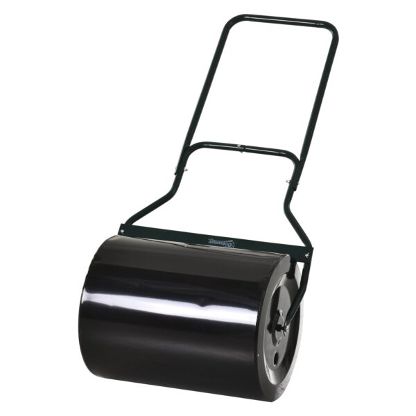 EASYCOMFORT Tuinrol in zwarte metalen tank 60 L ?50 cm