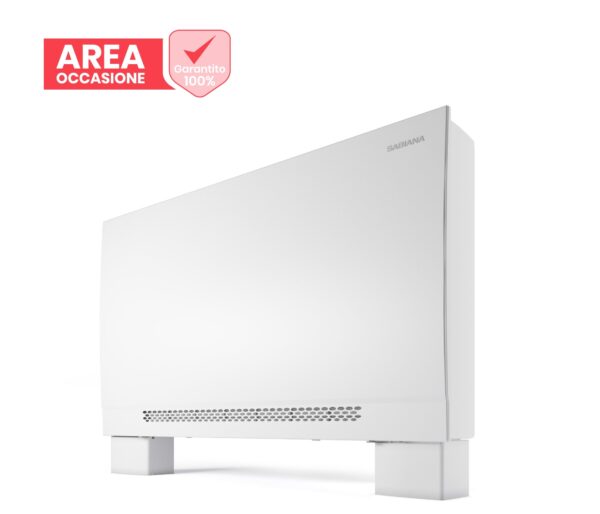 GEBIED Retouren Ventil Conveyor Slim Fan met mobiele Sabiana WHISPER CFF-ECM-MV-CB-T 40 met digitale Wi-Fi en BT-bediening en motoromvormer