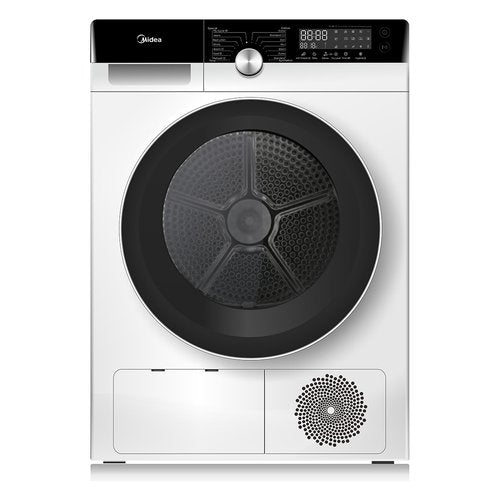 Middelgrote warmtepompdroger MDK9A3 KNIGHT 9 kg klasse A+++ (2021) invertermotor (A84,5 x L64 x P59,5) wit en zwart