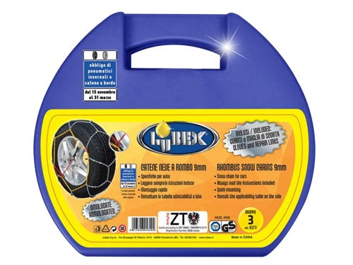LUBEX CATENE DA NEVE VOOR AUTO GRUPPO 090 -KNS