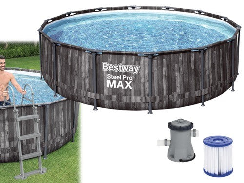 BESTWAY Steel Pro Max 5614Z Buitenzwembad met Stalen Frame