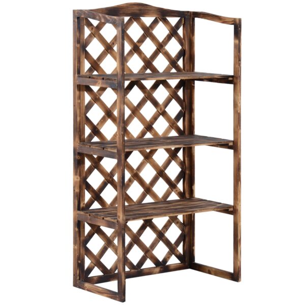 EASYCOMFORT Plantenbakplank met 3 planken van dennenhout, 80x40x150cm