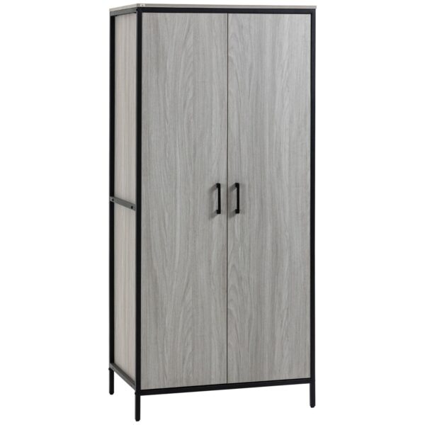immagine-1-easycomfort-easycomfort-armadio-guardaroba-2-ante-con-scomparti-e-barra-appendiabiti-80x50x179cm-grigio-jpg