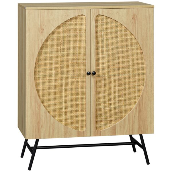 immagine-1-easycomfort-easycomfort-credenza-in-stile-boho-con-2-ante-in-legno-e-rattan-80x39x101-8cm-naturale-jpg