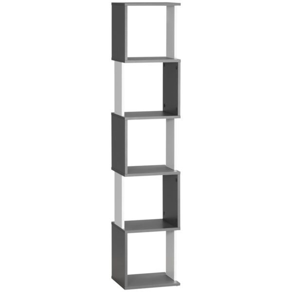 immagine-1-easycomfort-easycomfort-libreria-moderna-salvaspazio-a-5-ripiani-in-legno-33x28x161cm-grigio-e-bianco-jpg