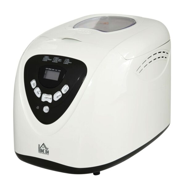 EasyComfort Broodbakmachine 12 programma's 600W, 13 uur timer, antiaanbaklaag