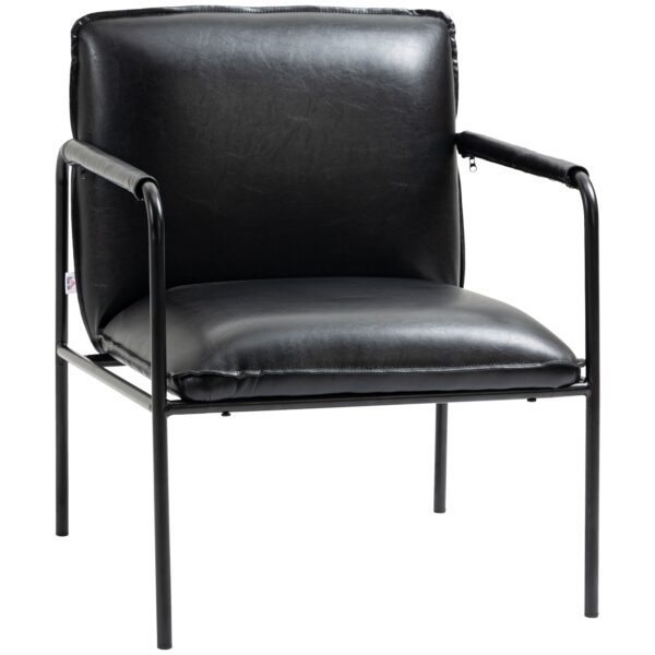 immagine-1-easycomfort-easycomfort-poltroncina-da-camera-imbottita-stile-industriale-similpelle-pu-e-acciaio-60x59x78cm-nero-jpg