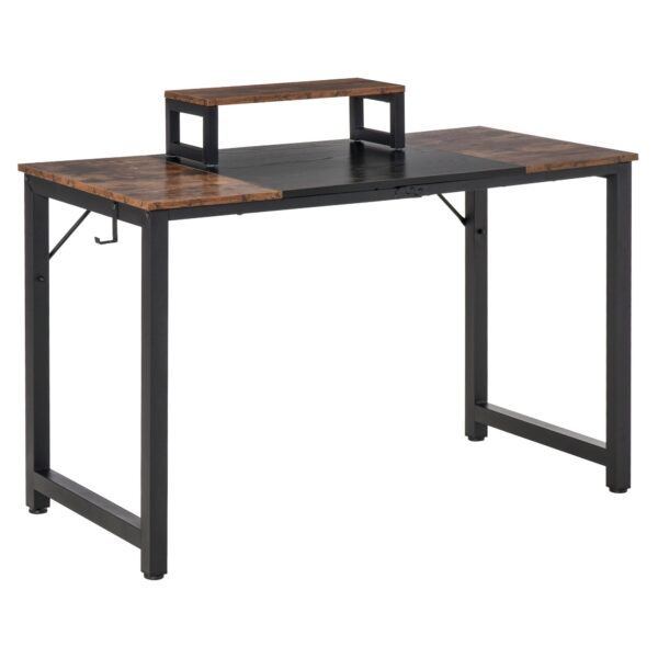 immagine-1-easycomfort-easycomfort-scrivania-con-supporto-per-il-monitor-marrone-nero-jpg