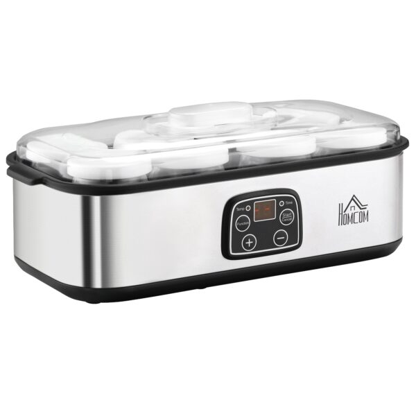 immagine-1-easycomfort-easycomfort-yogurtiera-elettrica-30w-con-8-vasetti-inclusi-timer-1-48-ore-e-temperatura-regolabile-20-50c-36×18-8x14cm-argento-jpg