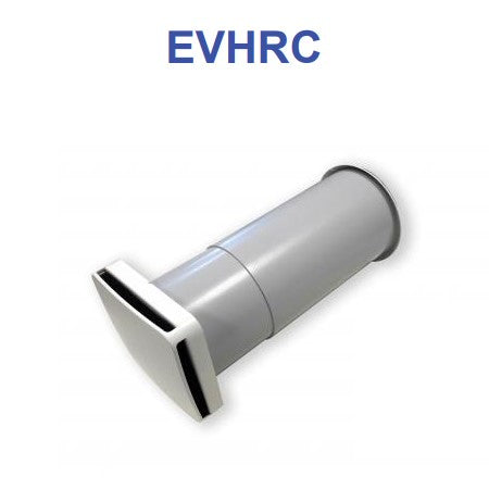 Ecoclima wandwarmteterugwinning voor één kamer model EVHRC 05 EM met afstandsbediening