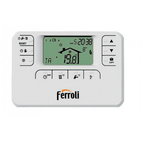 Ferroli ROMEO DRAAD CHRONOTHERMOSTAAT MET WEKELIJKSE PROGRAMMERING