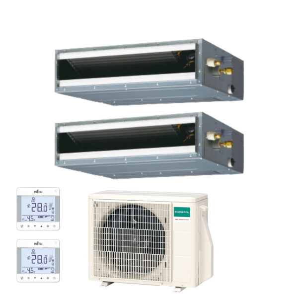 immagine-1-general-fujitsu-climatizzatore-condizionatore-general-fujitsu-dual-split-inverter-canalizzato-canalizzabile-serie-kl-99-con-aohg18kbta2-r-32-wi-fi-optional-90009000-comandi