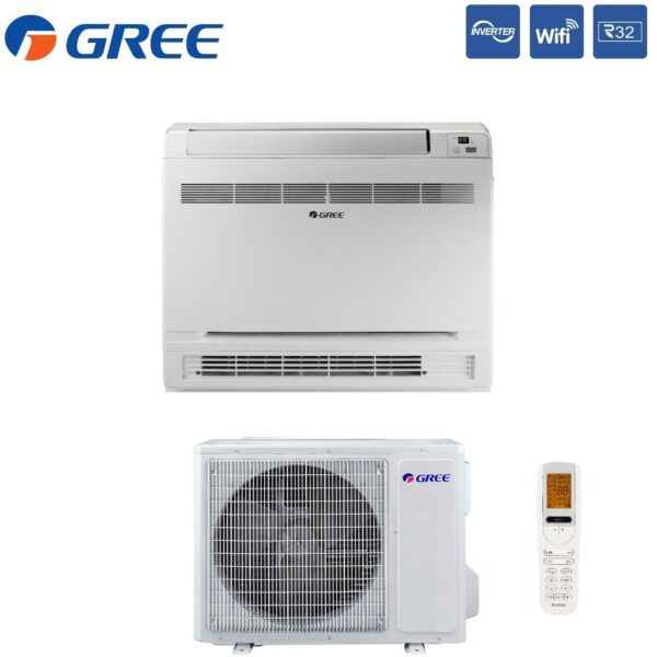 Groene console airconditioner 12000 Btu GEH12AA-K6DNA1F R-32 Geïntegreerde wifi - Nieuw