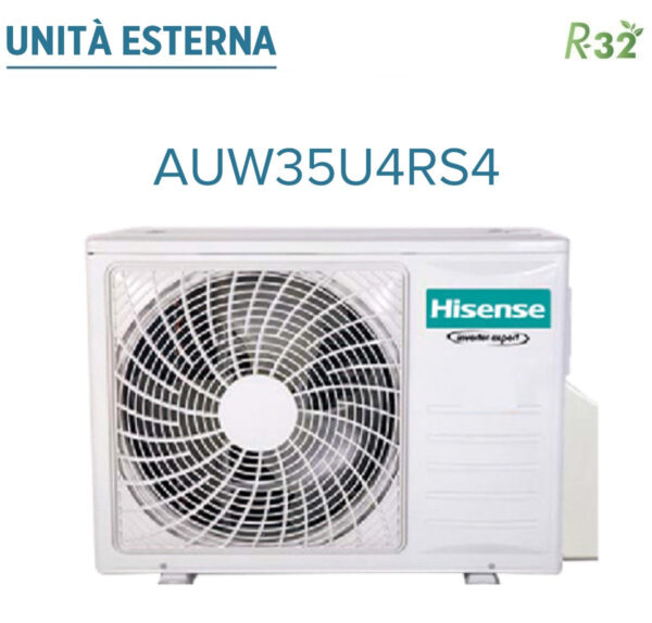 Hisense Buitenunit 12000 Btu AUW35U4RS4 R-32