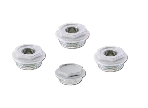 Fondital Cordivari Fittings Kit met doppen en reductiestukken voor leisteen 5160000000030