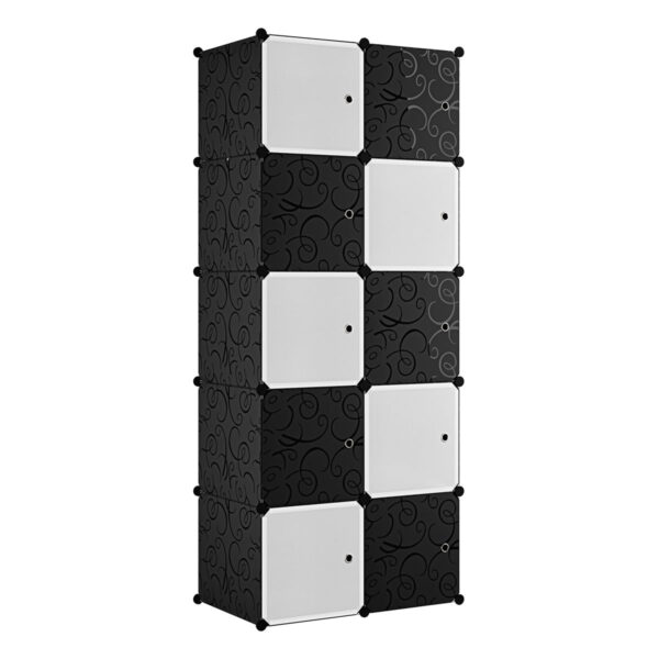 immagine-1-le-stelle-armadio-10-moduli-in-plastica-colore-bianco-e-nero-ean-8024299800754-ean-8024299800754-jpg