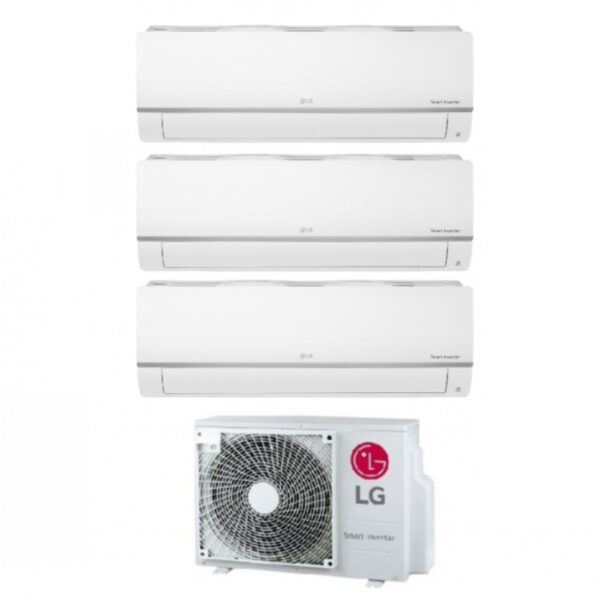 Lg Trial Split Inverter Airconditioner FREE PLUS serie 9+9+12 met MU3R21 R-32 Geïntegreerde Wi-Fi 9000+9000+12000