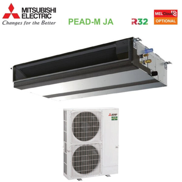 immagine-1-mitsubishi-electric-climatizzatore-condizionatore-mitsubishi-electric-canalizzato-canalizzabile-inverter-media-prevalenza-48000-btu-pead-m140ja-puz-m140yka-trifase-r-32-wi